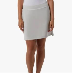 32 Degrees Women's Athletic golf Skort with Pockets Light Gray